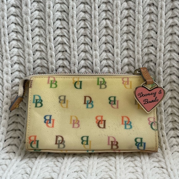 Dooney & Bourke Handbags - Dooney Bourke Yellow Rainbow Signature Wallet